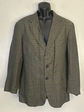 Le Collezioni Structure Linen Blend Blazer Medium ~42R Gently worn 55% linen